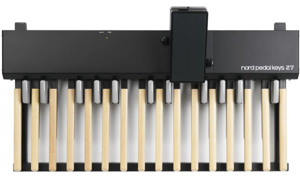 Pedal Keys 27 Midi Pedal Board with Integrated Swell Pedal for use with Nord C2 Organ