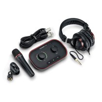 Vocaster One Studio —Solo Podcasting Interface with Vocaster DM1 Microphone & HP60v Headphones