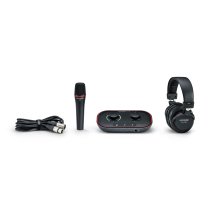 Vocaster One Studio —Solo Podcasting Interface with Vocaster DM1 Microphone & HP60v Headphones