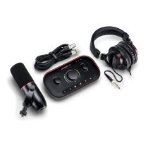 Vocaster Two Studio — Podcasting Interface with Vocaster DM14v Microphone & HP60v Headphones