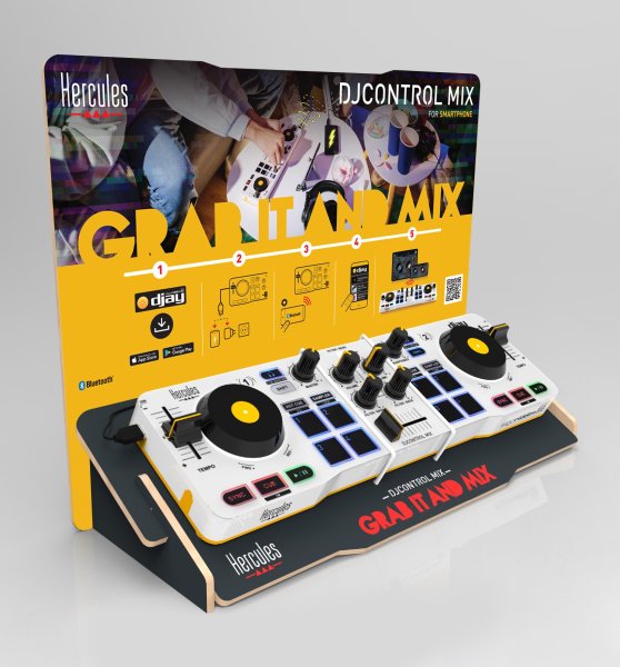 Hercules DJControl Mix POP Display