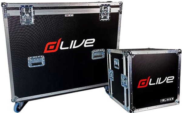 dLive C2500 Flight Case with Doghouse