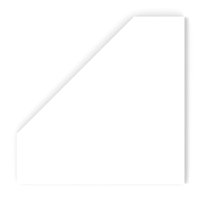 Glorious Modular Side Rack Adapter - White (Each)