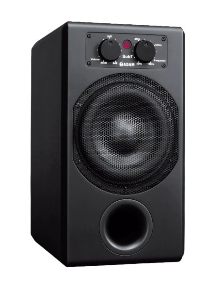ADAM Audio Sub7 7-Inch Active Studio Subwoofer with Remote Control, Adjustable Crossover, and XLR/RCA Connectivity