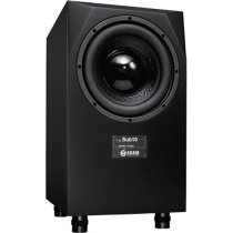 ADAM Audio Sub10 MK2 10-Inch Active Studio Subwoofer with 200W PWM Amplifier, Down-Firing Bass Reflex Port, and XLR/RCA Connectivity