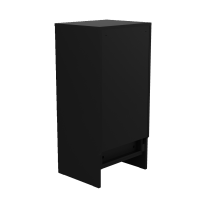 Glorious Vinyl Vault Record Storage Cabinet - Black
