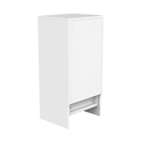 Glorious Vinyl Vault Record Storage Cabinet - White