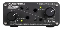 Lake People G103D4 Dante Headphone Amplifier intended for Dante Networks