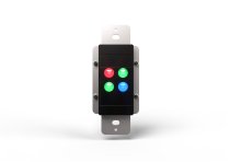 IP4 Four Button Wallplate Controller (Black)