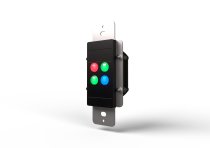 IP4 Four Button Wallplate Controller (Black)