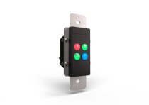 IP4 Four Button Wallplate Controller (Black)