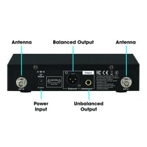 True Diversity UHF Wireless Handheld Microphone System