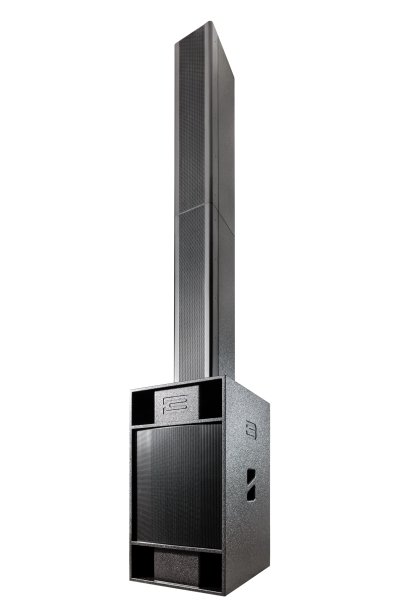BASSBOSS Sublim8 Column PA Speaker w/ 18" Sub - Black