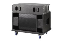 BASSBOSS Sublim8 Column PA Speaker w/ 18" Sub - Black