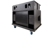 BASSBOSS Sublim8 Column PA Speaker w/ 18" Sub - Black