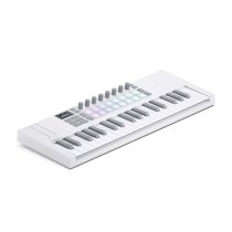 Novation USA Launchkey Mini 37 MK4 White – 37-Key USB MIDI Keyboard Controller
