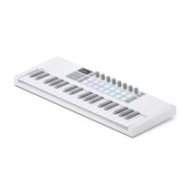 Novation USA Launchkey Mini 37 MK4 White – 37-Key USB MIDI Keyboard Controller