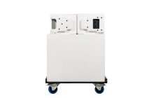 BASSBOSS Sublim8 Column PA Speaker w/ 18" Sub - White