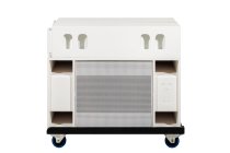 BASSBOSS Sublim8 Column PA Speaker w/ 18" Sub - White