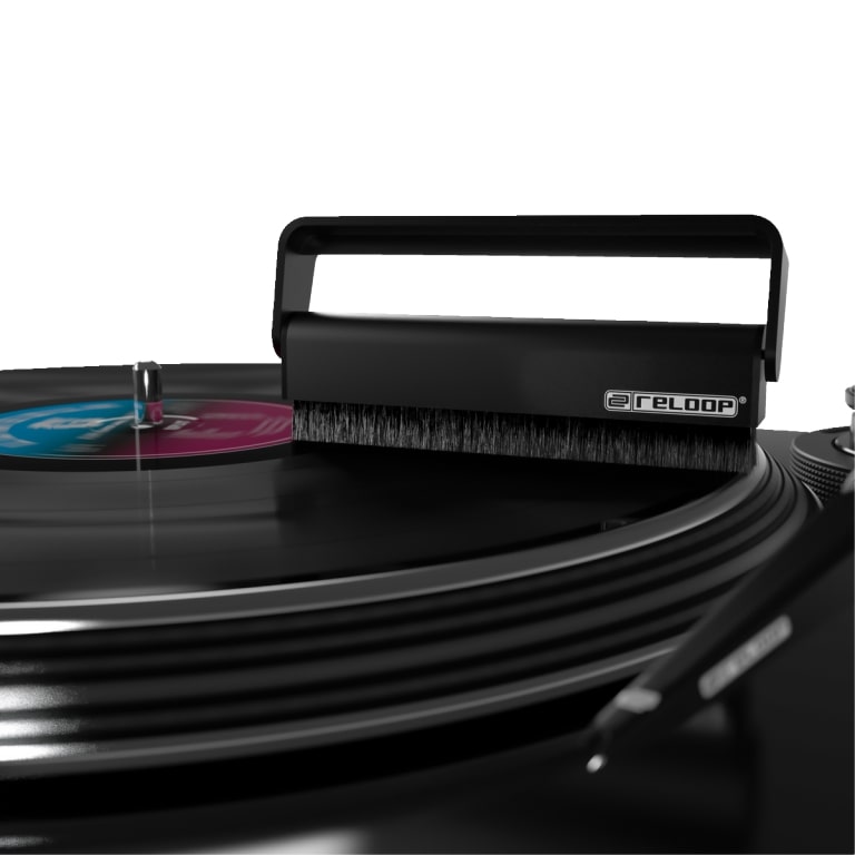 Reloop Spazzola In Fibra Di Carbonio Premium – Perfetta Per La Cura Del Vinile, Antistatica Con Oltre 1 Milione Di Setole