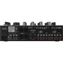 Ecler NUO-4.0F 4-Channel Analogue DJ Mixer - Silver