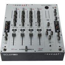 Ecler NUO-4.0F 4-Channel Analogue DJ Mixer - Silver