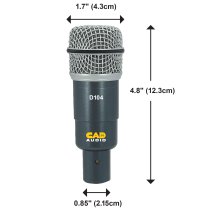 CAD D104 Dynamic Drum and Instrument Microphone