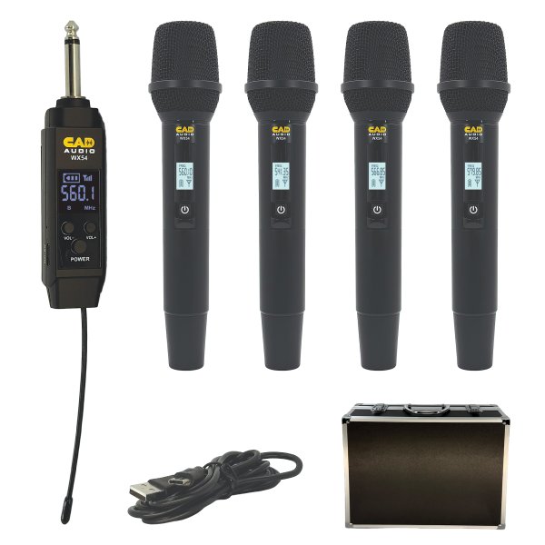 CAD WX54 Four-Channel Wireless Handheld Microphone System