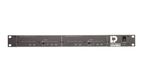 Lake People ANA‑TOOL-F844 Balanced Line Distribution Amplifier, 4×1‑In/2‑Out XLR, 19" 1U Rackmount