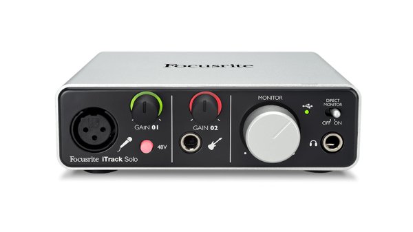 iTrack Solo (Lightning) - USB 2.0 Audio Interface for Compatible iPad, Mac, PC